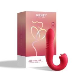 ..JOI Thrust 2 Détection de pression Poussée contrôlée par l’application Vibromasseur point G et lécheur de clitoris de langue R