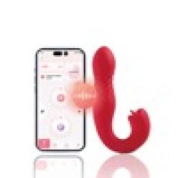 ..JOI Thrust 2 Détection de pression Poussée contrôlée par l’application Vibromasseur point G et lécheur de clitoris de langue R