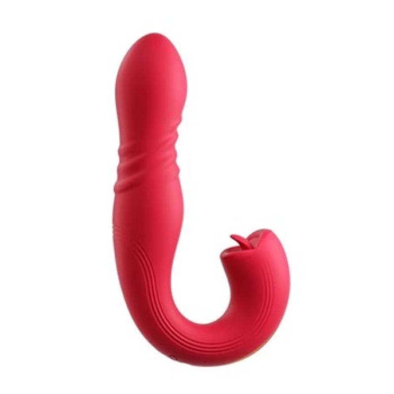 ..JOI Thrust 2 Détection de pression Poussée contrôlée par l’application Vibromasseur point G et lécheur de clitoris de langue R