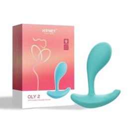 .OLY 2 Détection de pression Wearable Clit & G Spot Vibromasseur Turquoise