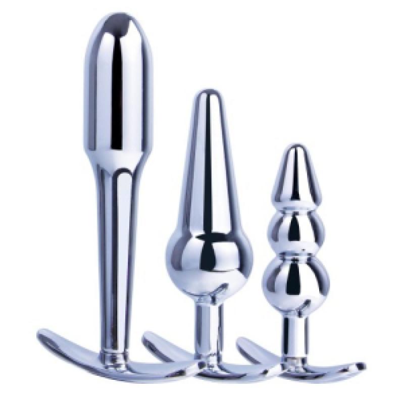 .Kit 3 Plugs en métal Butt Lig