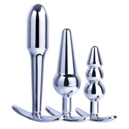 .Kit 3 Plugs en métal Butt Lig