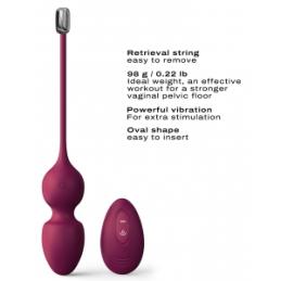 .Oeuf Vibrant Love Balls Dorcel 9 x 3.5cm Mauve