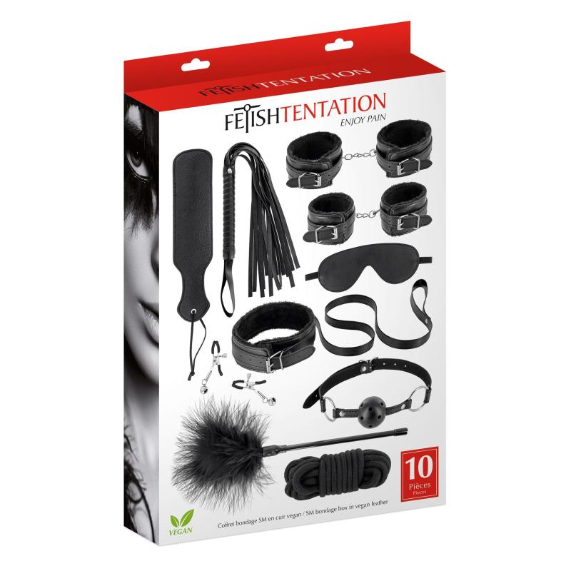 Kit BDSM 10 Pièces - Fetish Tentation
