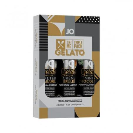 ' H2O Lubrifiants Pack Gelato Tri Me Triple - 3 x 3 ml
