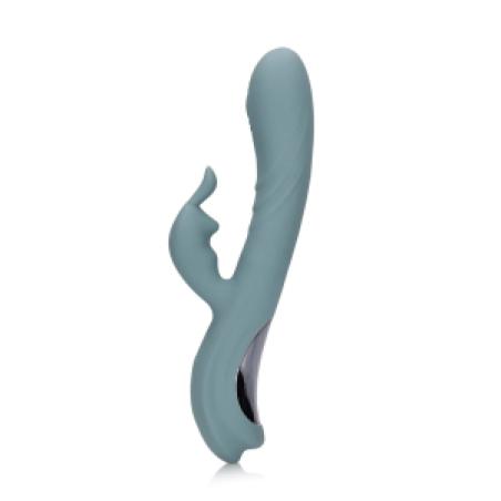 ' Vibro Rabbit Fingering Motion 23 cm Gris - Loveline