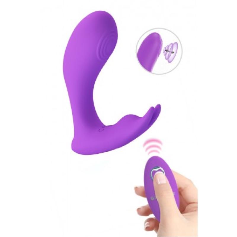 ' Stimulateur Vibrant point G et clitoris télécommandé - Pretty Love