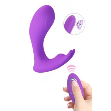 ' Stimulateur Vibrant point G et clitoris télécommandé - Pretty Love