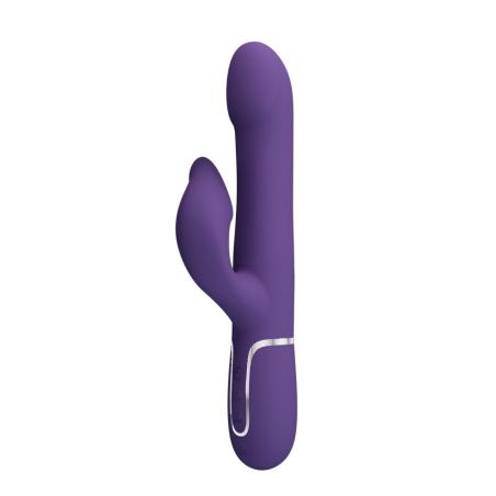 ' Rabbit vibro billes rotatives massantes violet USB - Pretty Love