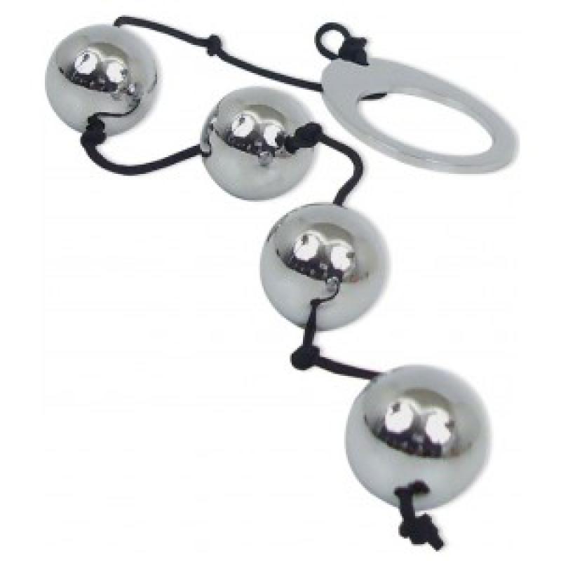 ' Boules anales Beads Heavy metal 30 x 2 cm - Seven Creation