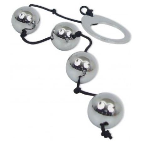 ' Boules anales Beads Heavy metal 30 x 2 cm - Seven Creation