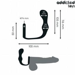 ' PLUG ANAL AVEC ANNEAU MODÈLE 3 - ADDICTED TOYS - INTIME ET SENS