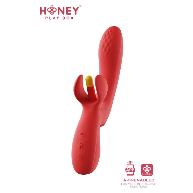 ' Fortexa Rabbit tapping clitoris connecté smartphone - Honey PLay Box