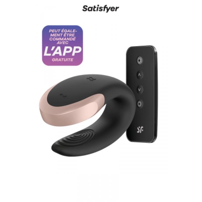 ' Stimulateur Double Love noir - Satisfyer