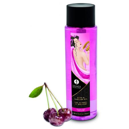 ' Gel de bain et douche gourmand 370ml - SHUNGA CERISE