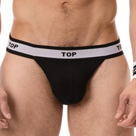 ' JOCKSTRAP TOP NOIR - BARCODE