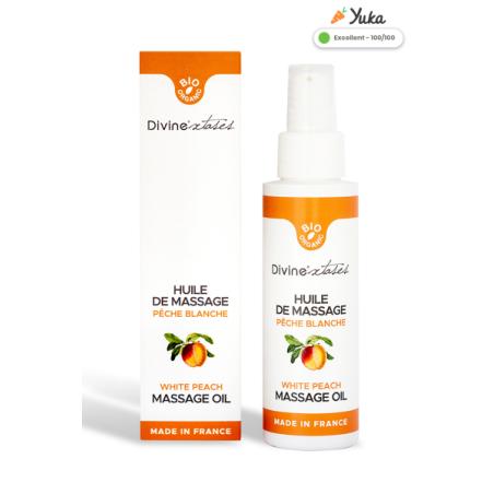 .HUILE DE MASSAGE - Divinextase - peche