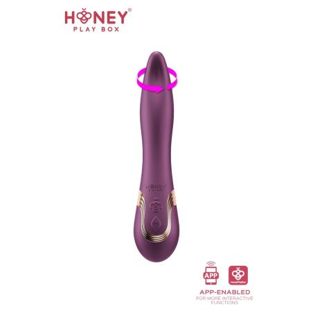 ' Fling stimulateur clitoris effet langue oscillante connecté smartphone - Honey Play Box