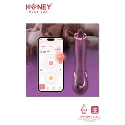 ' Fling stimulateur clitoris effet langue oscillante connecté smartphone - Honey Play Box