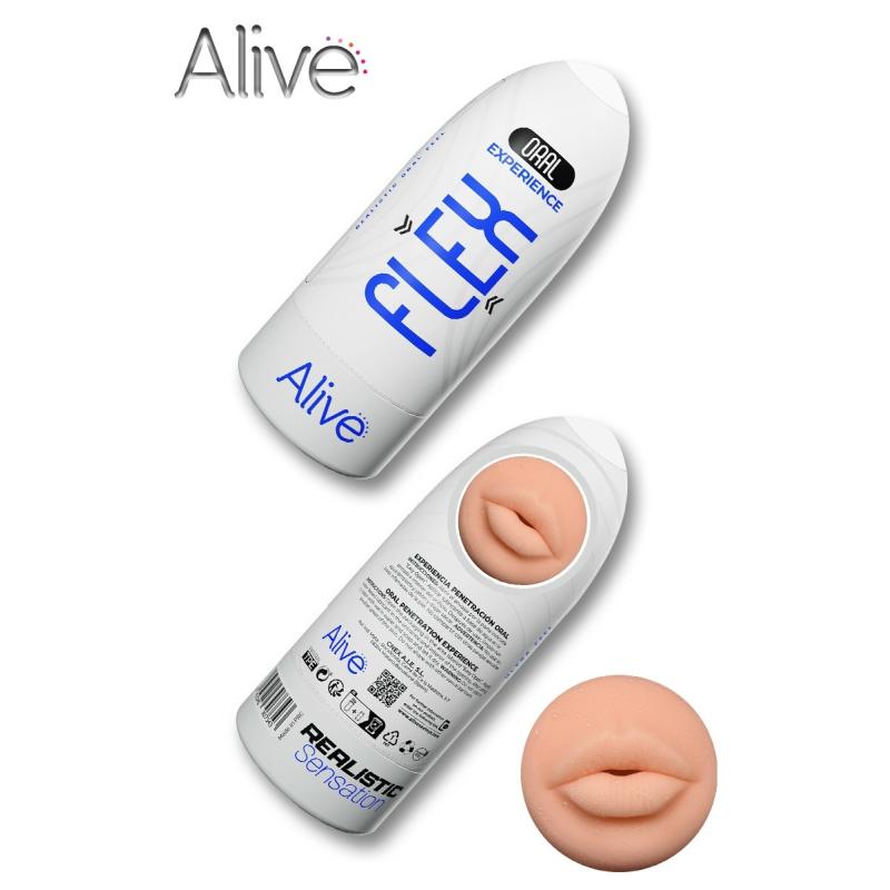 ' Flex Masturbateur Expérience Oral - Alive