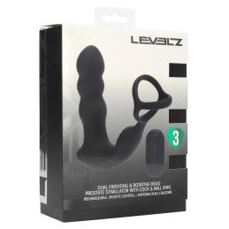 Plug + Ballstretcher Rotateez 10.5 x 3.4cm - Levelz - Intime et Sens