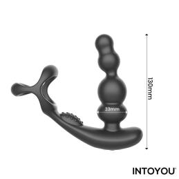 Plug vibrant + Ballstretcher Klark10.5 x 3.5cm - Intoyou