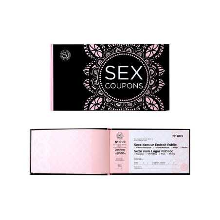 Intime-et-Sens Loveshop 89 Sex Coupons Chéquier 50 coupons