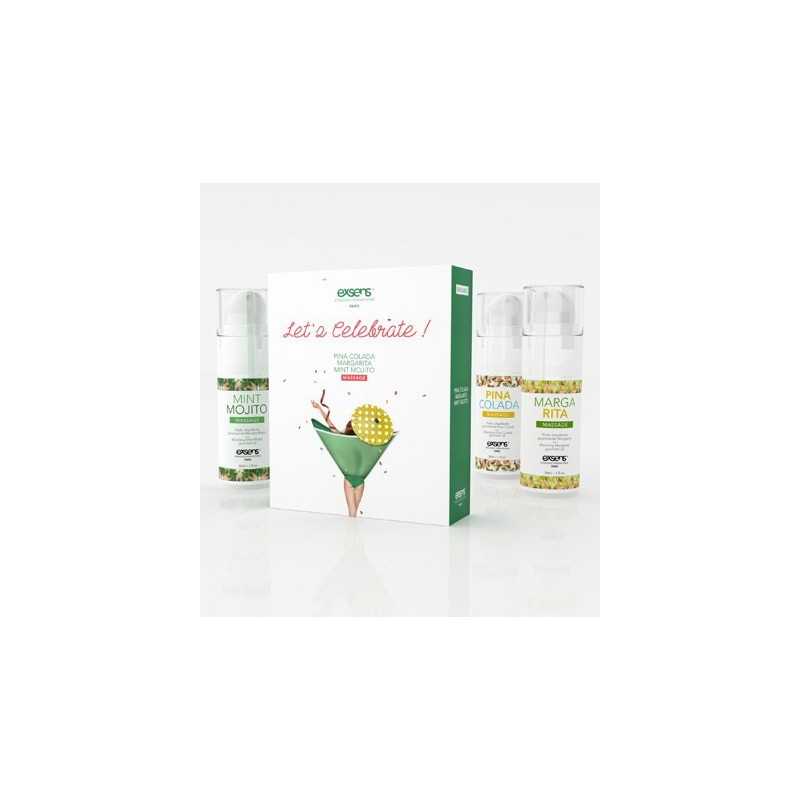 Intime-et-Sens Loveshop 89 Coffret de 3 Huiles de Massage
