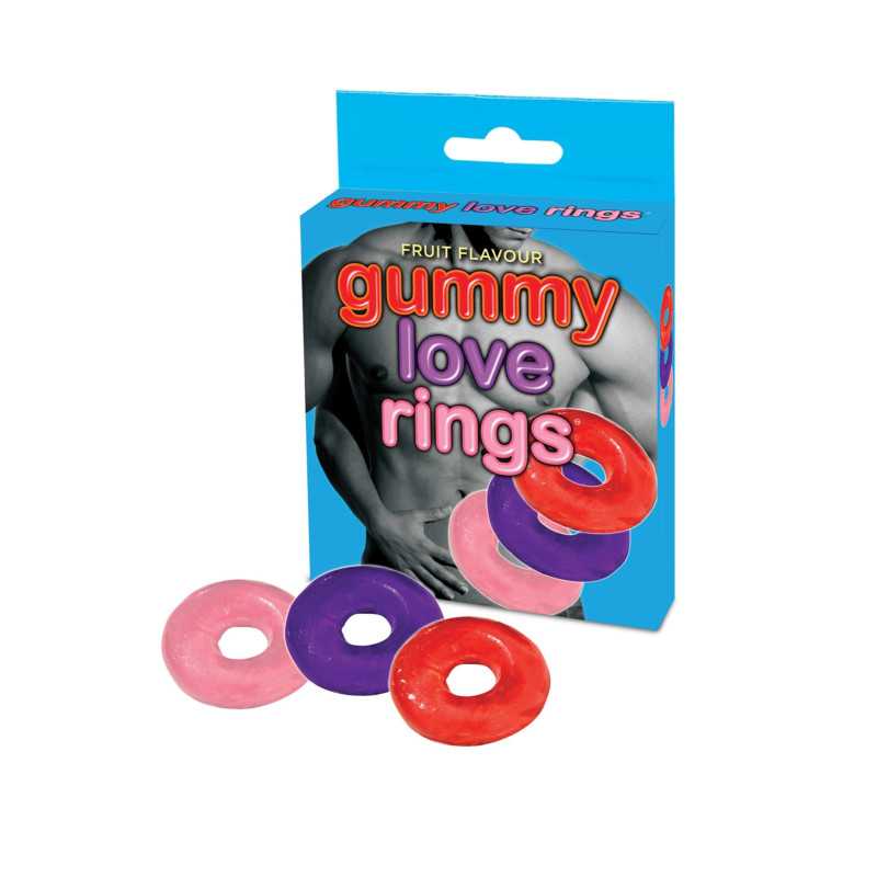 Intime-et-Sens Loveshop 89 Bonbons Jelly Cockring Lot de 3
